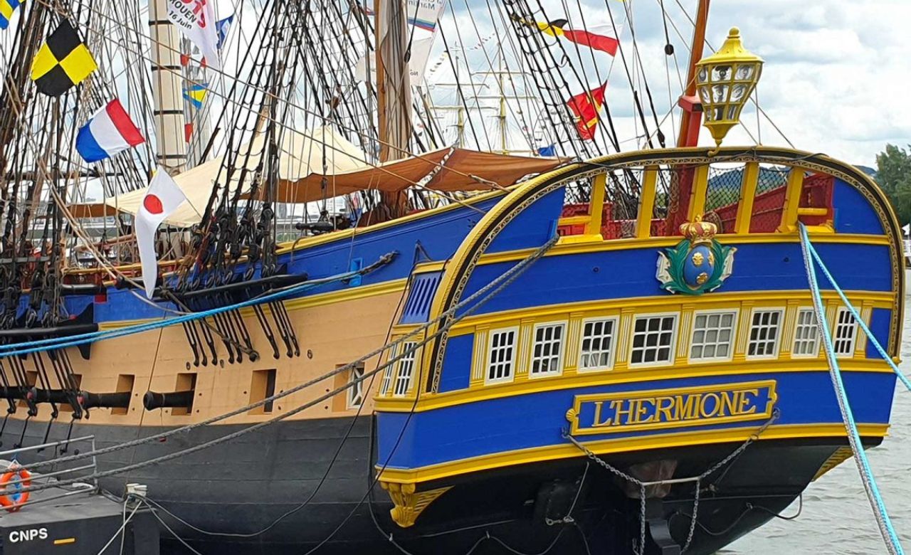 la grande armada Rouen 2023 l'Hermione