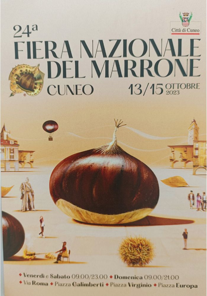 La fête des marrons à Cuneo affiche 